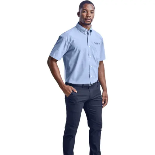 Mens Short Sleeve Aspen Blue Main